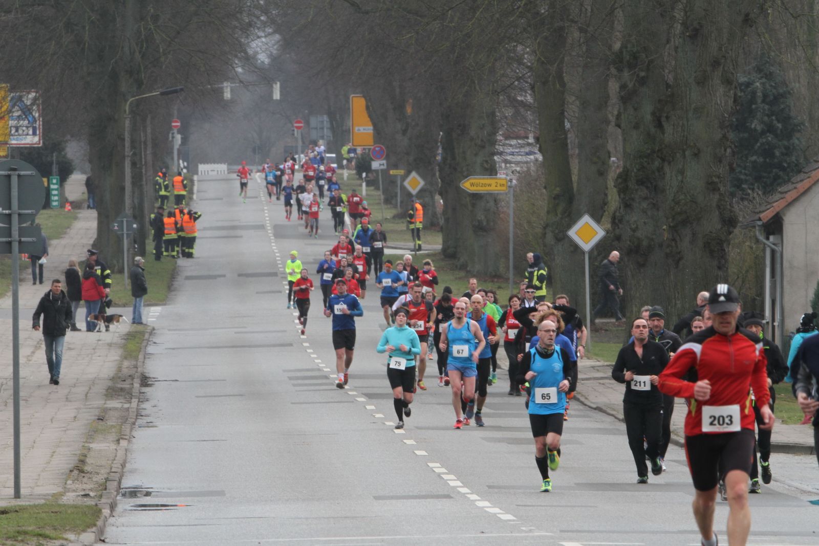 Szene vom Wittenburger Mühlenlauf 2017.